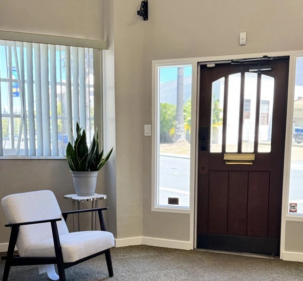 Contemporary commercial lobby