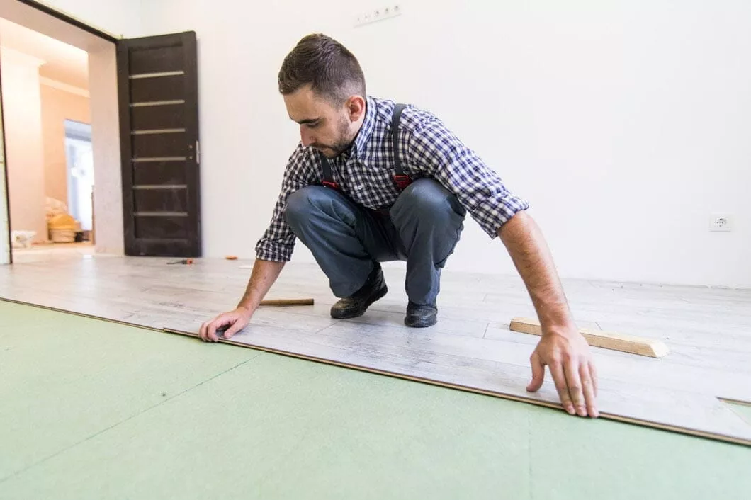 Tiles Installation in Room